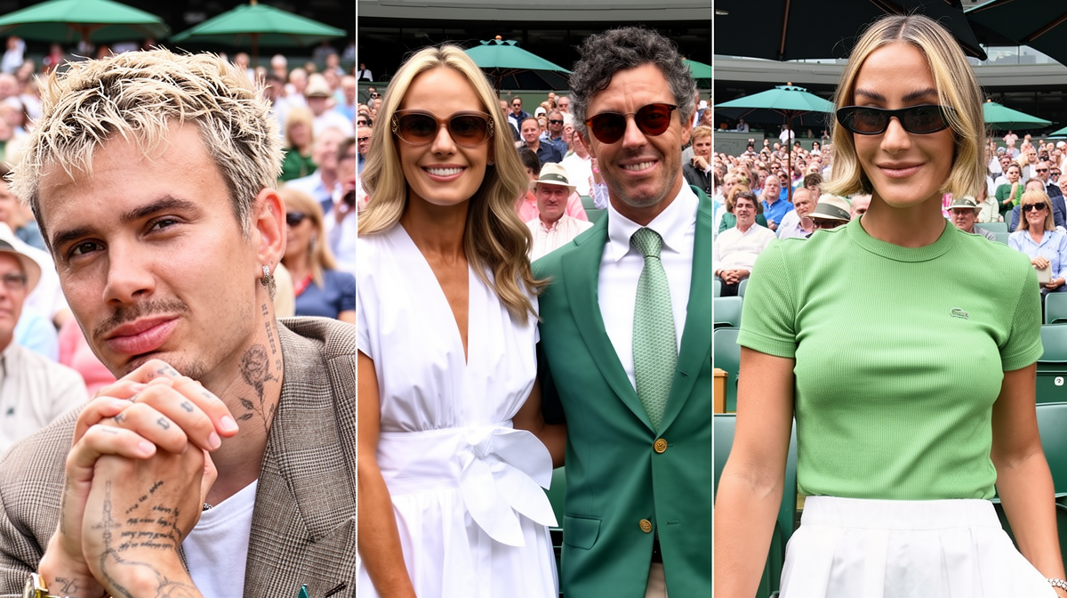 V66体育 - 24小时直击 | Wimbledon 2026 第3日：、Rory McIlroy与Frankie Bridge 现场观战 - V66体育